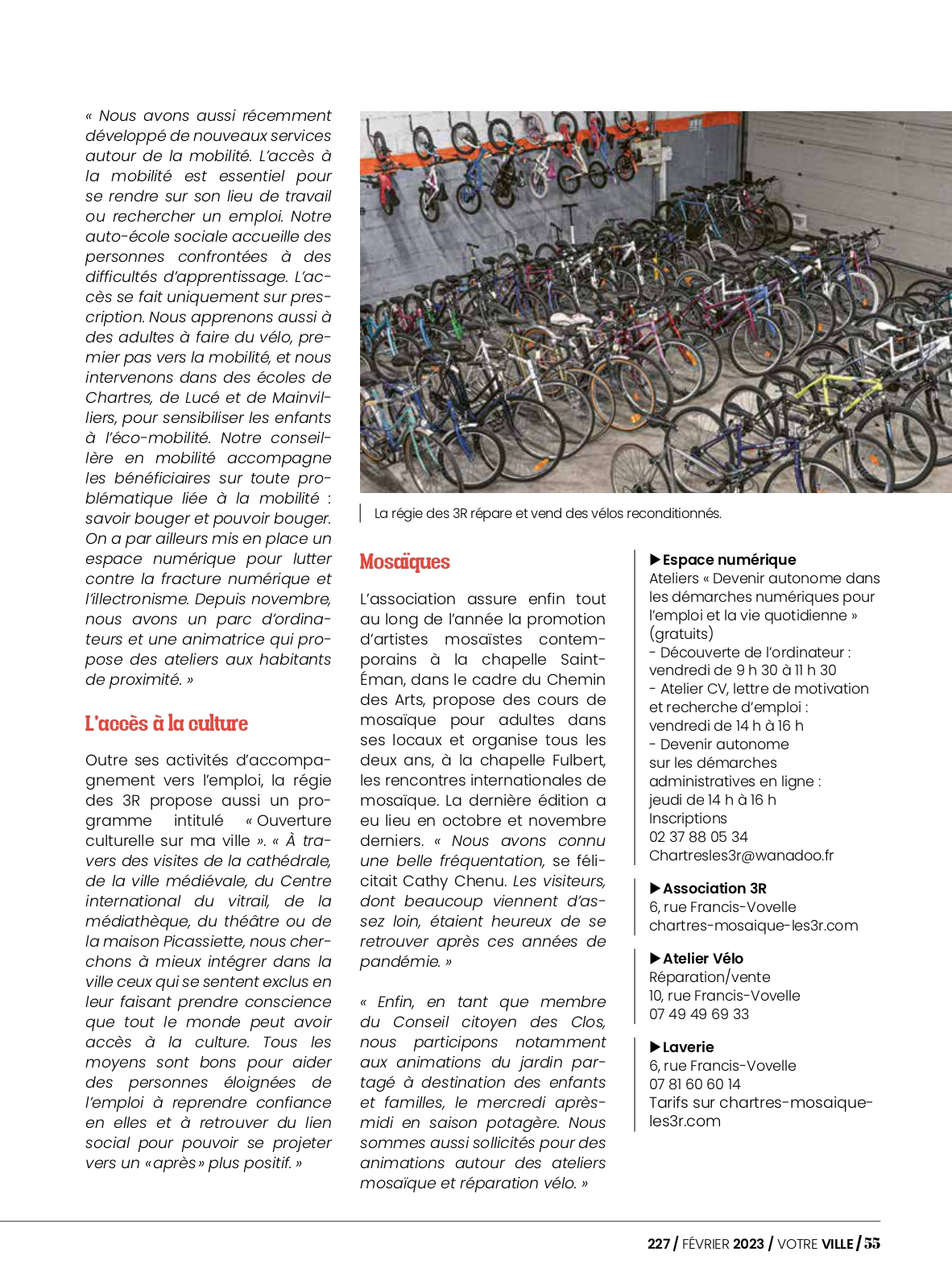 Magazine Votre Ville - Février 2023 - Page 2